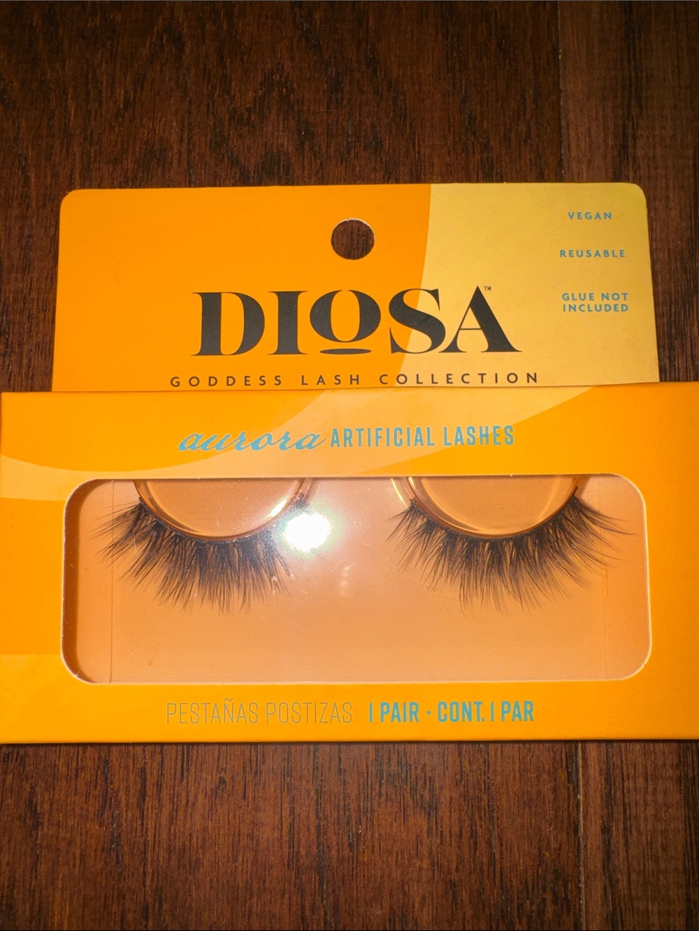 Diosa Aurora False Lashes aurora goddess lash collection Black Fluttery Volume